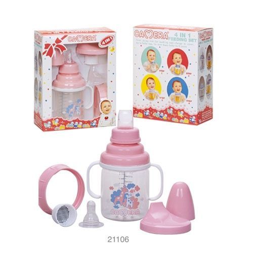 7 In 1 Camera New Safe Milk Baby Feeding Set(250ML) - Multi-colours.