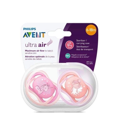 Avent Philips Breathable Soothing Pacifier-Pink