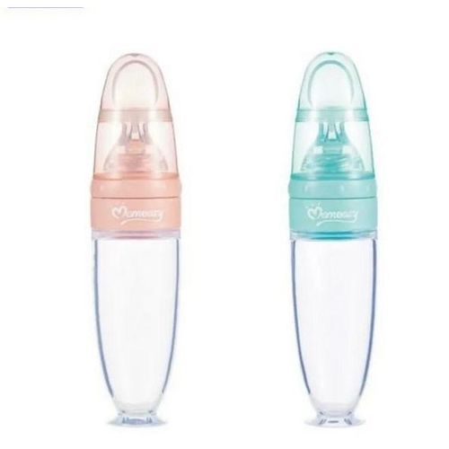 Momeasy Baby Silicone Squeeze FeederSpoon Feeder