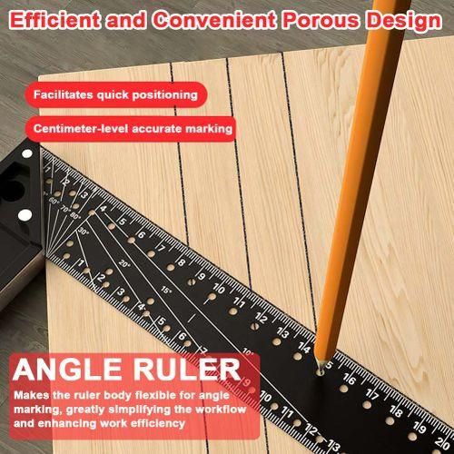 Multifunctional Right Angle Ruler 90 Degree MultiHoles