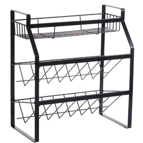 Spice Rack, Spice Organizer Seasoning Organizer 3-Tier Kitchen Rack For Kitchen Counter, Cabinets And Pantry Organization, White