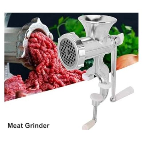 Manual Sausage Maker/Meat Mincer_  Silver