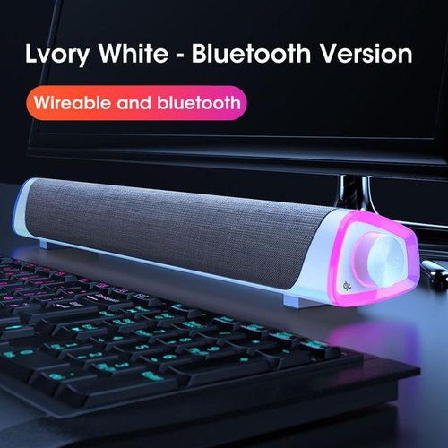 Bluetooth Computer Speaker Stereo Subwoofer Soundbar 3d Home Surround For Macbook Lap Notebook Pc Music Player Loudspeaker