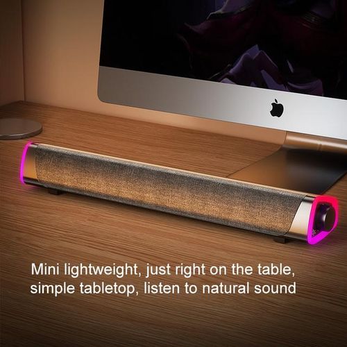 Bluetooth Computer Speaker Stereo Subwoofer Soundbar 3d Home Surround For Macbook Lap Notebook Pc Music Player Loudspeaker