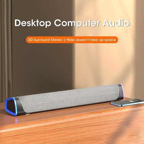 Bluetooth Computer Speaker Stereo Subwoofer Soundbar 3d Home Surround For Macbook Lap Notebook Pc Music Player Loudspeaker