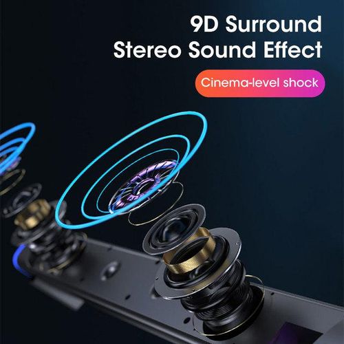 Bluetooth Computer Speaker Stereo Subwoofer Soundbar 3d Home Surround For Macbook Lap Notebook Pc Music Player Loudspeaker