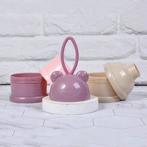 3 Layers Baby Milk Box Portable Milk Food Storage Multicolor