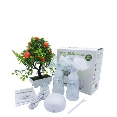 Intelligent Double Electric Breast Pump-White