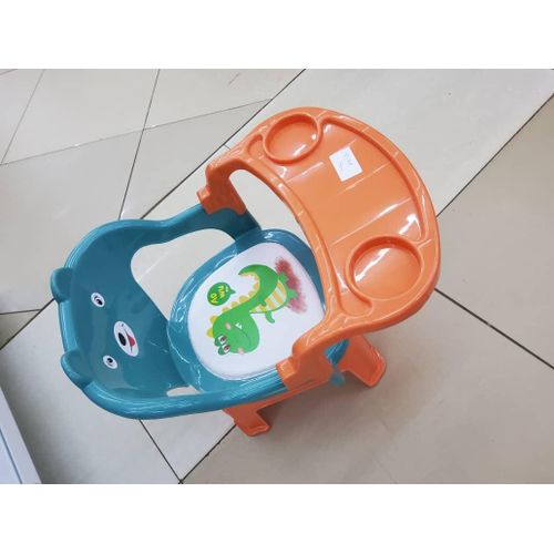 Baby Feeding Super Seat Chair Orange Green
