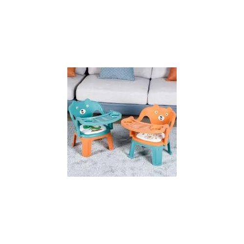 Baby Feeding Super Seat Chair Orange Green