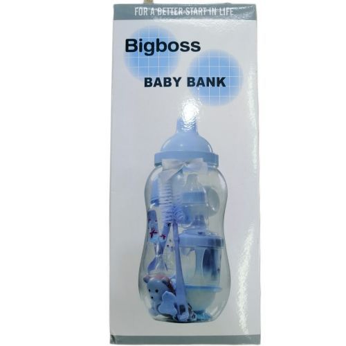 Big Boss 13-in-1 Milk Baby Feeding Bottle Gift Set -Blue.