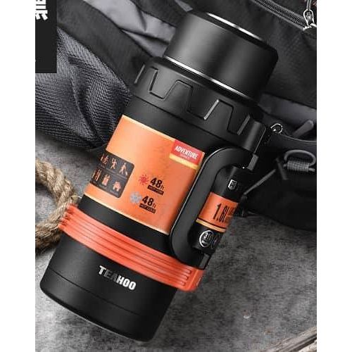 3 L Large Thermos Bottle Stainless Steel Double Walls Vacuum Insulated Tea Flask Great for Outdoors,Sports,Camping,Travel -Multicolor.