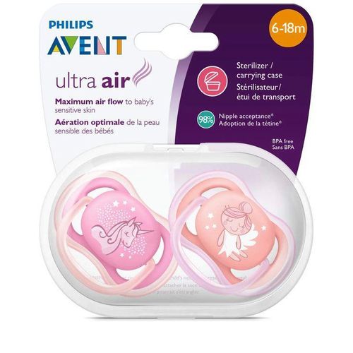 Avent Philips Pacifier 2 In 1-Peach