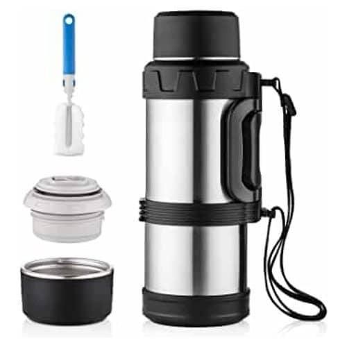 5 L Large Thermos Bottle Stainless Steel Double Walls Vacuum Insulated Tea Flask Great for Outdoors,Sports,Camping,Travel -Multicolor.