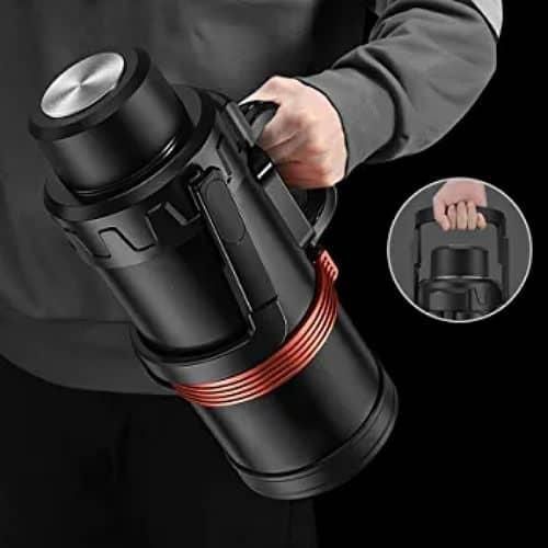 4 L Large Thermos Bottle Stainless Steel Double Walls Vacuum Insulated Tea Flask Great for Outdoors,Sports,Camping,Travel -Multicolor.