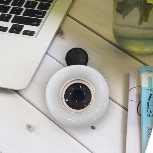 Universal Mobile Phone Fill Light 15X Lens Black