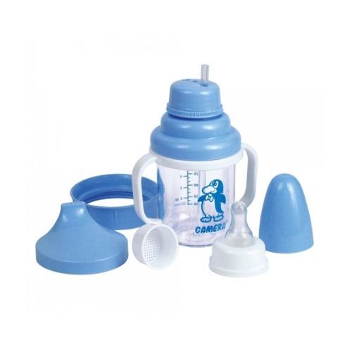 4 In 1 Camera New Safe Milk Baby Feeding Set(180ML) - Multi-colours.