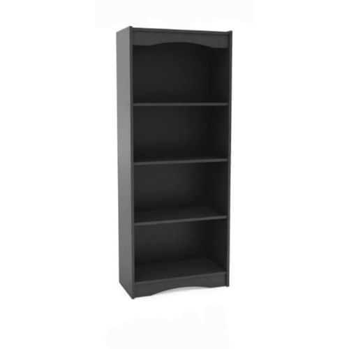 Office Bookshelf 4 Shelves- Black Colour