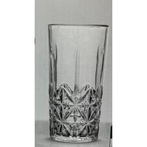Deli 6 Pieces Of Diamond Design Juice Glasses – Colorless.