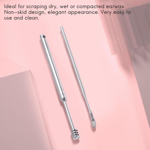 5 Pcs/Set Unisex Stainless Steel goodral Ear Pick Spoon Clean