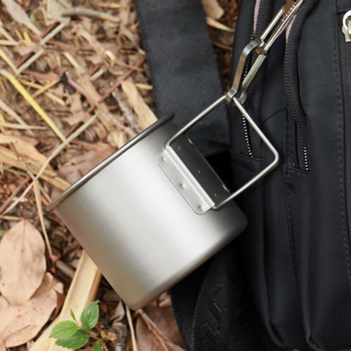 TOMSHOO Ultralight Titanium Cup Outdoor Portable 2PCS Cup