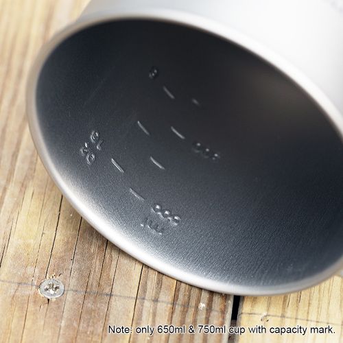 TOMSHOO Ultralight Titanium Cup Outdoor Portable 2PCS Cup