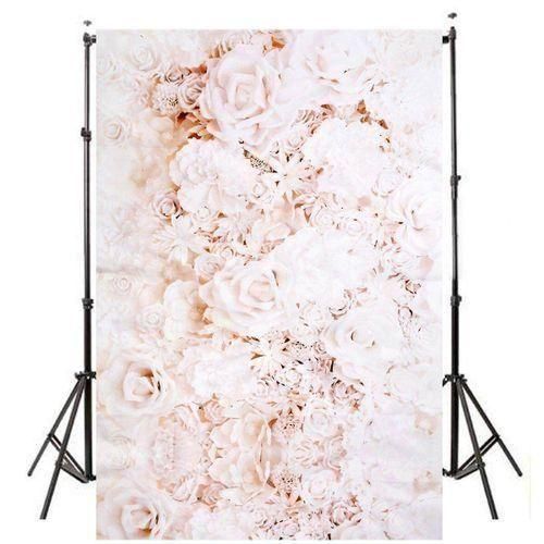 White Rose Flower Baby Vinyl Photography Background Backdrop Photo Studio Props  120150cm 120150cm