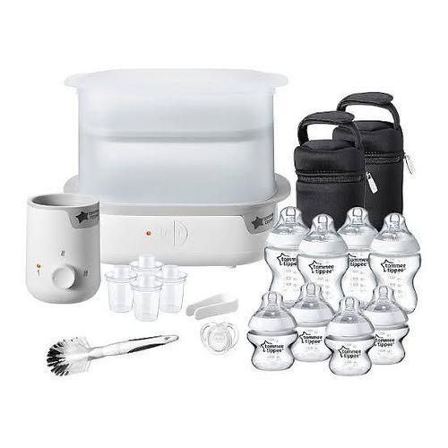 tommee tippee Steriliser, Warmer And 8x Bottles Complete Feeding Set-Multicolour