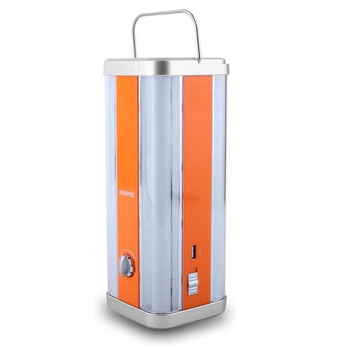 Geepas Rechargeable Multi-functional LED Emergency Lantern, Portable, Lightweight , Ideal to Charge Personal Devices -Multi