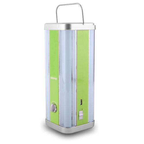 Geepas Rechargeable Multi-functional LED Emergency Lantern, Portable, Lightweight , Ideal to Charge Personal Devices -Multi