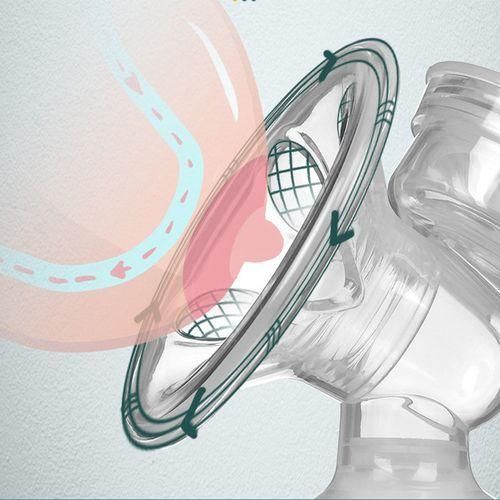 Manual Breast Pump Powerful Suction Cup Milk Extractor Feeding Bottle For Breastfeeding Pulls Nipple Milk Pump-White