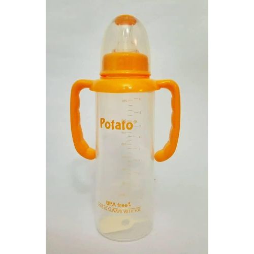 Bottle Set of 3 Bottles 240ml, 150ml, 75ml 2 Cleaning Brushes Potato Feeder Set -6Pcs