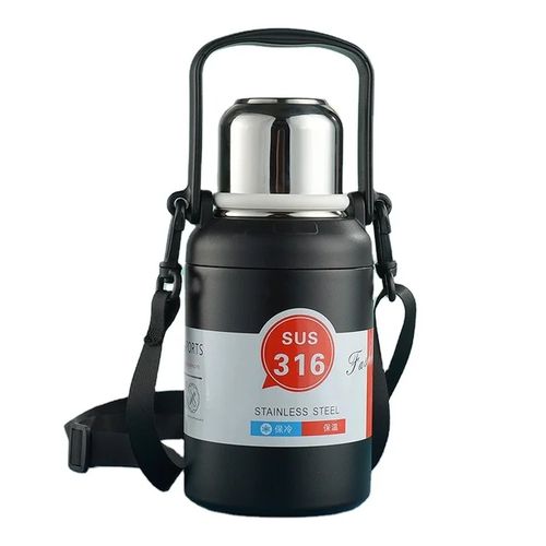 Stainless Steel tumblers 316 Stainless Steel,Vacuum Insulated Cup,Portable Diagonal Travel Kettle with Handle,Outdoor Large Capacity Sports Kettle Cups 1.5L Vacuum Flask- Multicolor