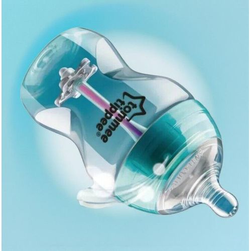 tommee tippee 3 Pack Baby Feeding Bottle Anti Colic - Green Clear