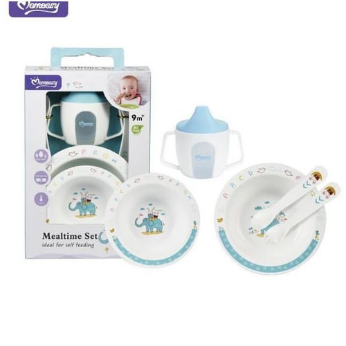 Momeasy Mealtime Feeding Set - Blue