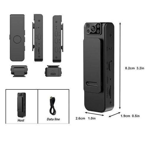 915 Generation HD 1080P Noise Reduction Camera, Convenient Back Clip Night Vision Recorder, Portable Wearable Video Recorder Basic