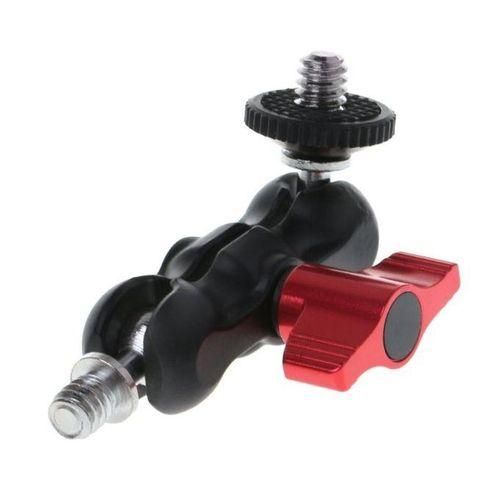 SLR Camera Magic Arm Bracket Hot Shoe Ball Head Double Ball Gimbal Hand Large Pea Clip Monitors Bracket KT301 Magic Arm