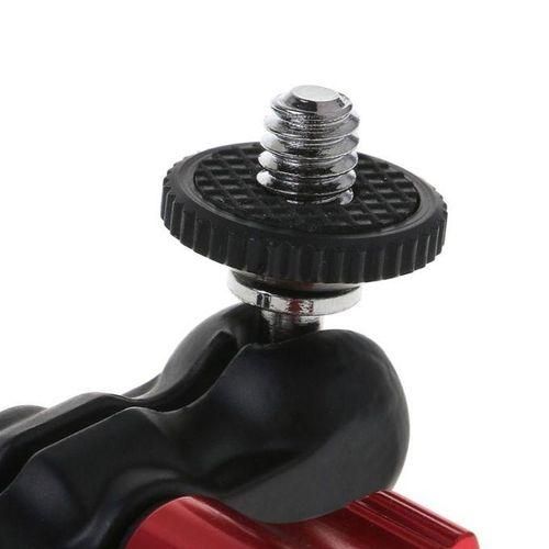 SLR Camera Magic Arm Bracket Hot Shoe Ball Head Double Ball Gimbal Hand Large Pea Clip Monitors Bracket KT301 Magic Arm