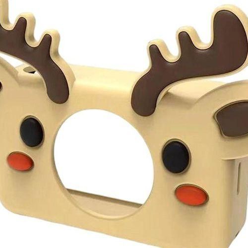 Cute Silicone Cover Shockproof Carrying Case For Light Brown Deer