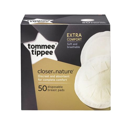 tommee tippee Disposable Breast Pads 50 Pack. (White)