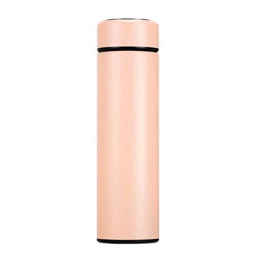 350ml Display Temperature Measuring Vacuum Flask - Pink