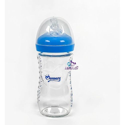 Momeasy Glass bottle 240ml &ndash; Blue