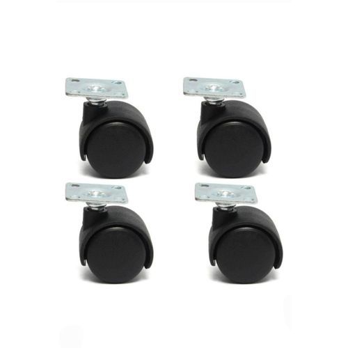 Durable Moving Casters,4pcs-Black