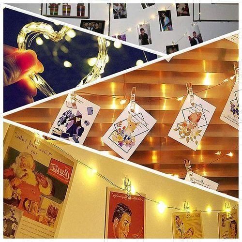 10M 100 Lamp Beads 8 Modes Warm White Fairy String Light