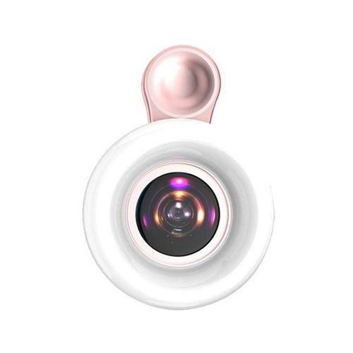 Mobile Phone Fill Light 15x Macro Lens Portable Mini For Android Pink