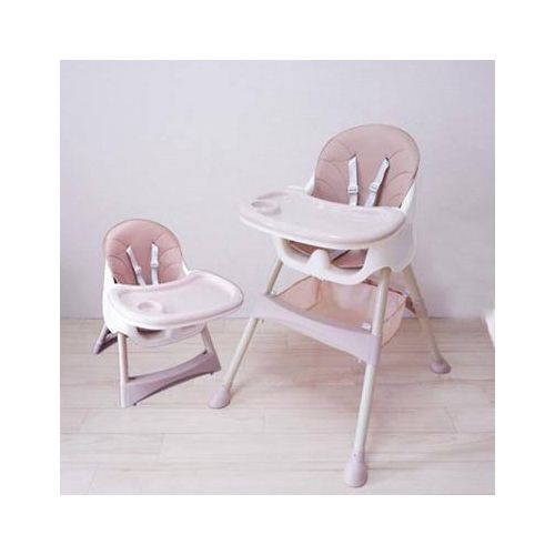 Adjustable Baby Feeding High Chair-Pink