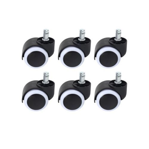 Durable Office Chair Casters,5pcs-Black