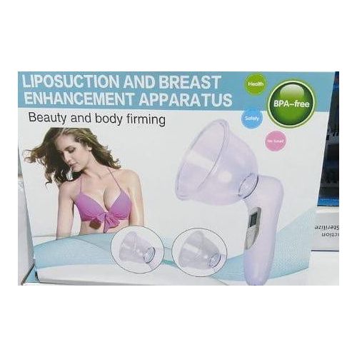 Electric Liposuction And Breast Massager Enhancement Apparatus Chest Massage Stimulator, Bust Lift Up Machine,for Breast Dysplasia, Flat Breasts, Sagging Breasts,Home Breast Care Device -Clear