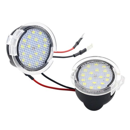 2 PCS 18 LED Under Mirror Puddle Light  Replacement for Ford Mondeo S-Max EDGE Explorer F-150 NO5116