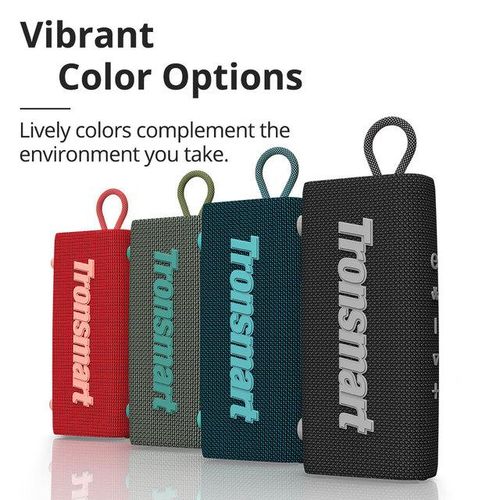 Tronsmart Trip Bluetooth 5.3 Speaker Dual-Driver Portable Speaker Without Lag With 20 Hours Playtime Ipx7 Waterproof For Outdoor